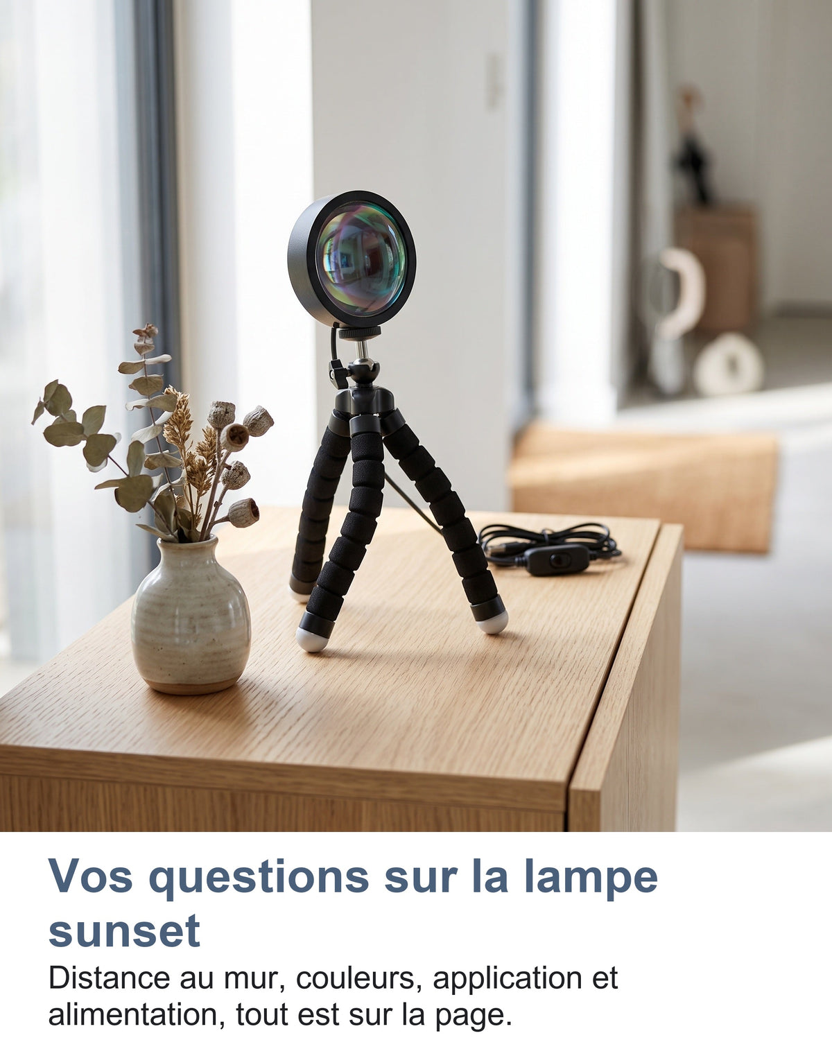 Vos questions sur la lampe sunset