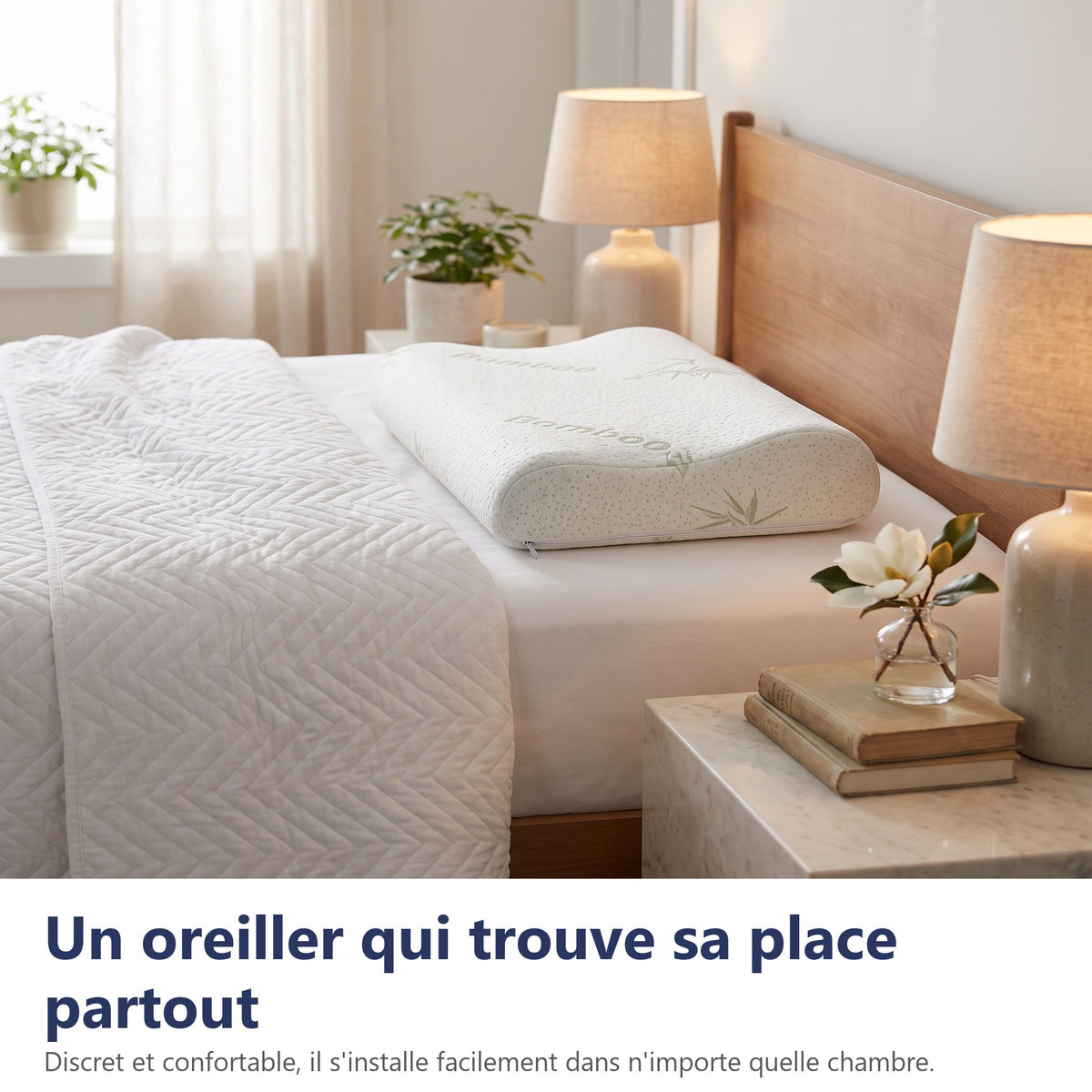 Un oreiller qui trouve sa place partout
