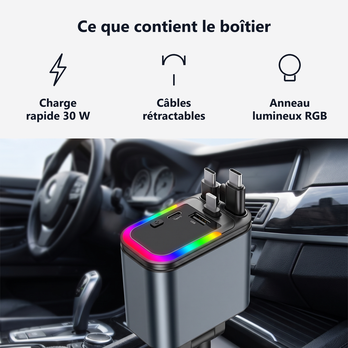 Ce que contient le boîtier