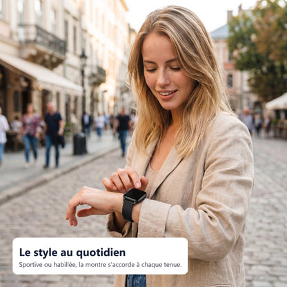 Le style au quotidien avec la montre connectee