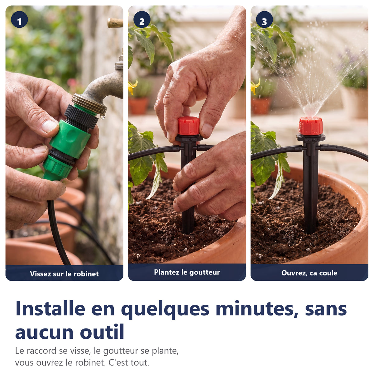 Installe en quelques minutes