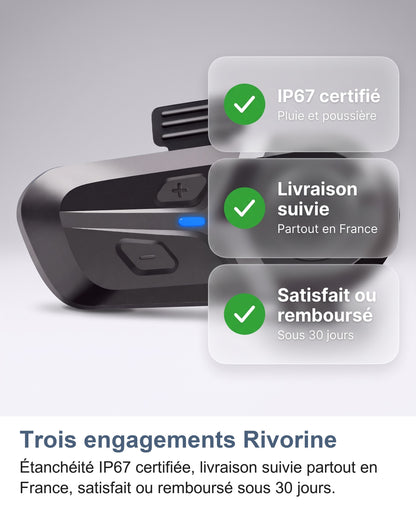 Étanchéité IP67 certifiée, livraison suivie, satisfait ou remboursé