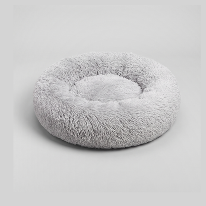 Coussin rond à rebord, housse déhoussable