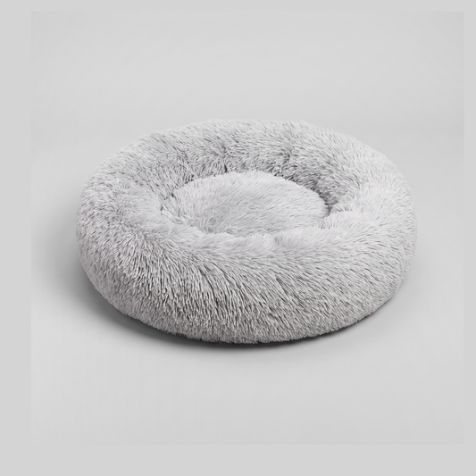 Coussin rond à rebord, housse déhoussable