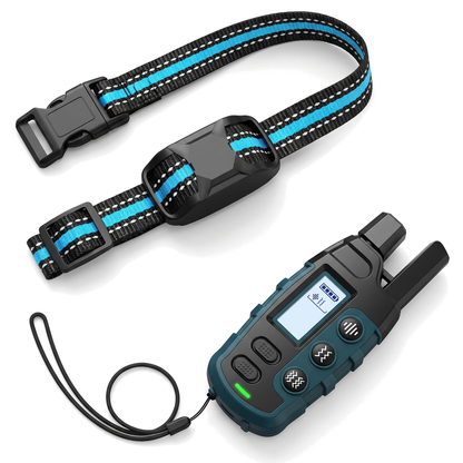 Collier anti-aboiement pour chien à télécommande, portée 3000 m, autre angle