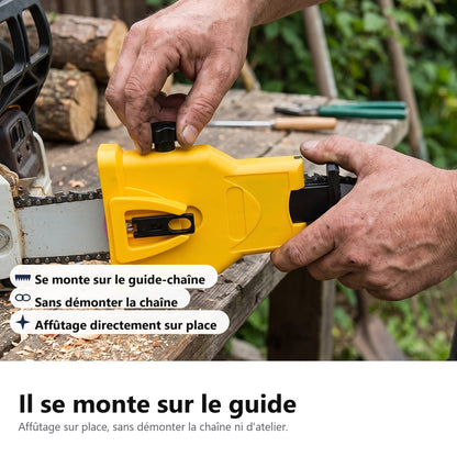 Il se monte sur le guide
