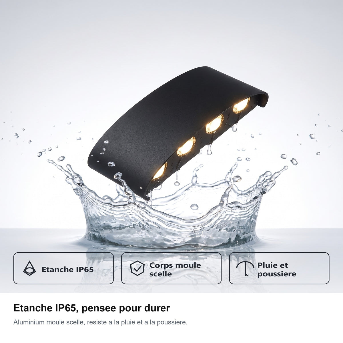 Etanche IP65, pensee pour durer