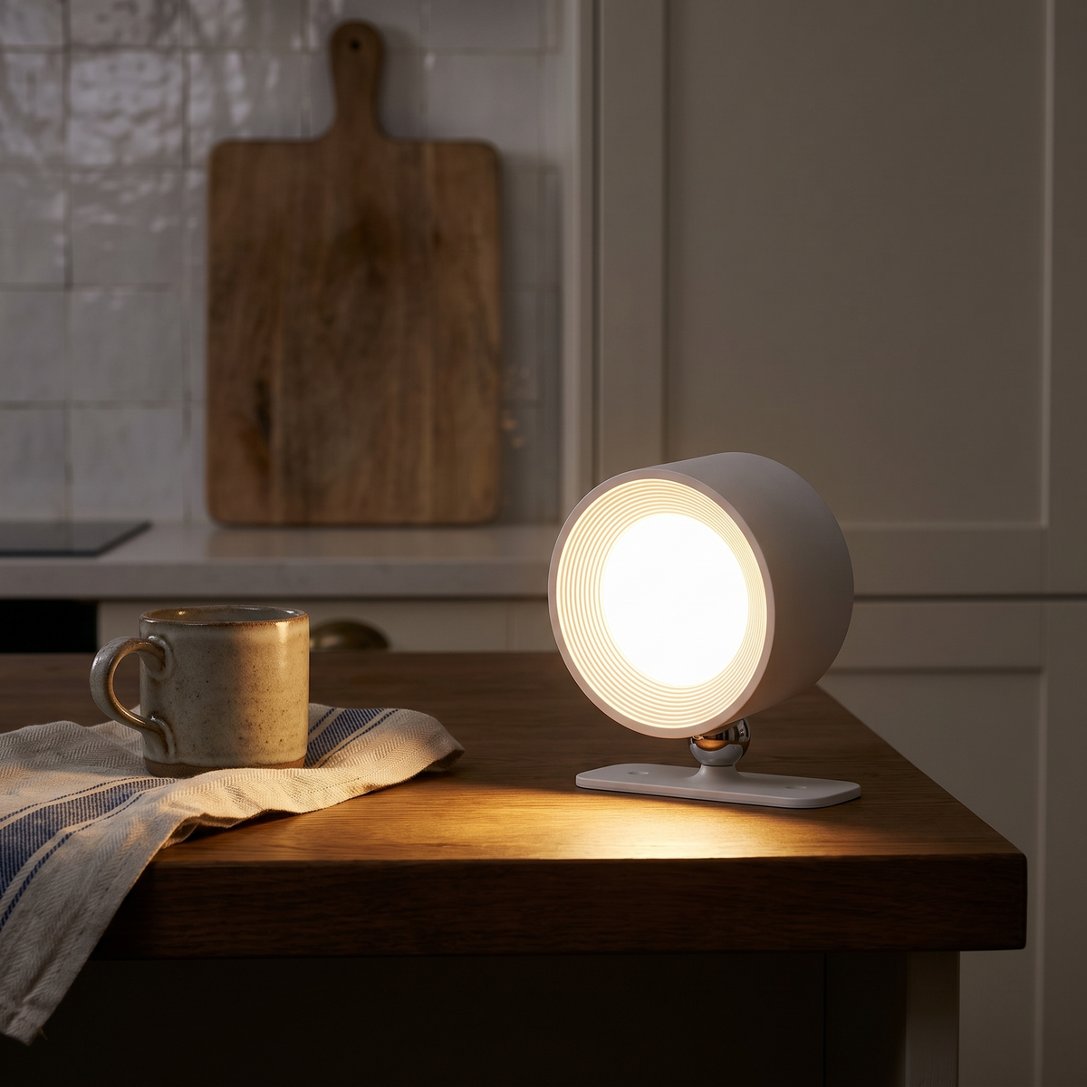 Elle quitte le mur et devient lampe à poser