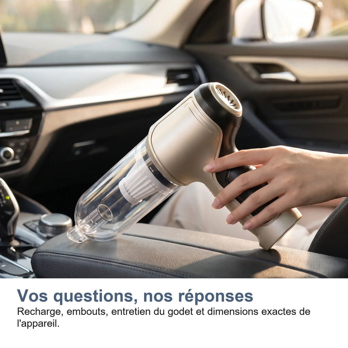 Questions fréquentes sur l'aspirateur voiture sans fil
