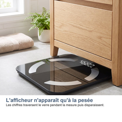 L'afficheur n'apparaît qu'à la pesée