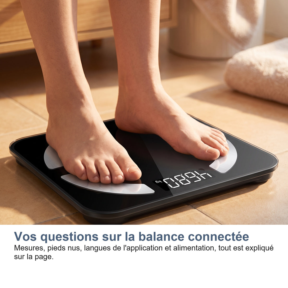 Vos questions sur la balance connectée