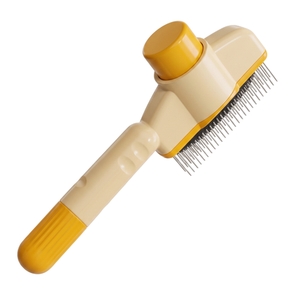 Brosse pour chat auto nettoyante, bouton d'éjection des poils morts, autre angle