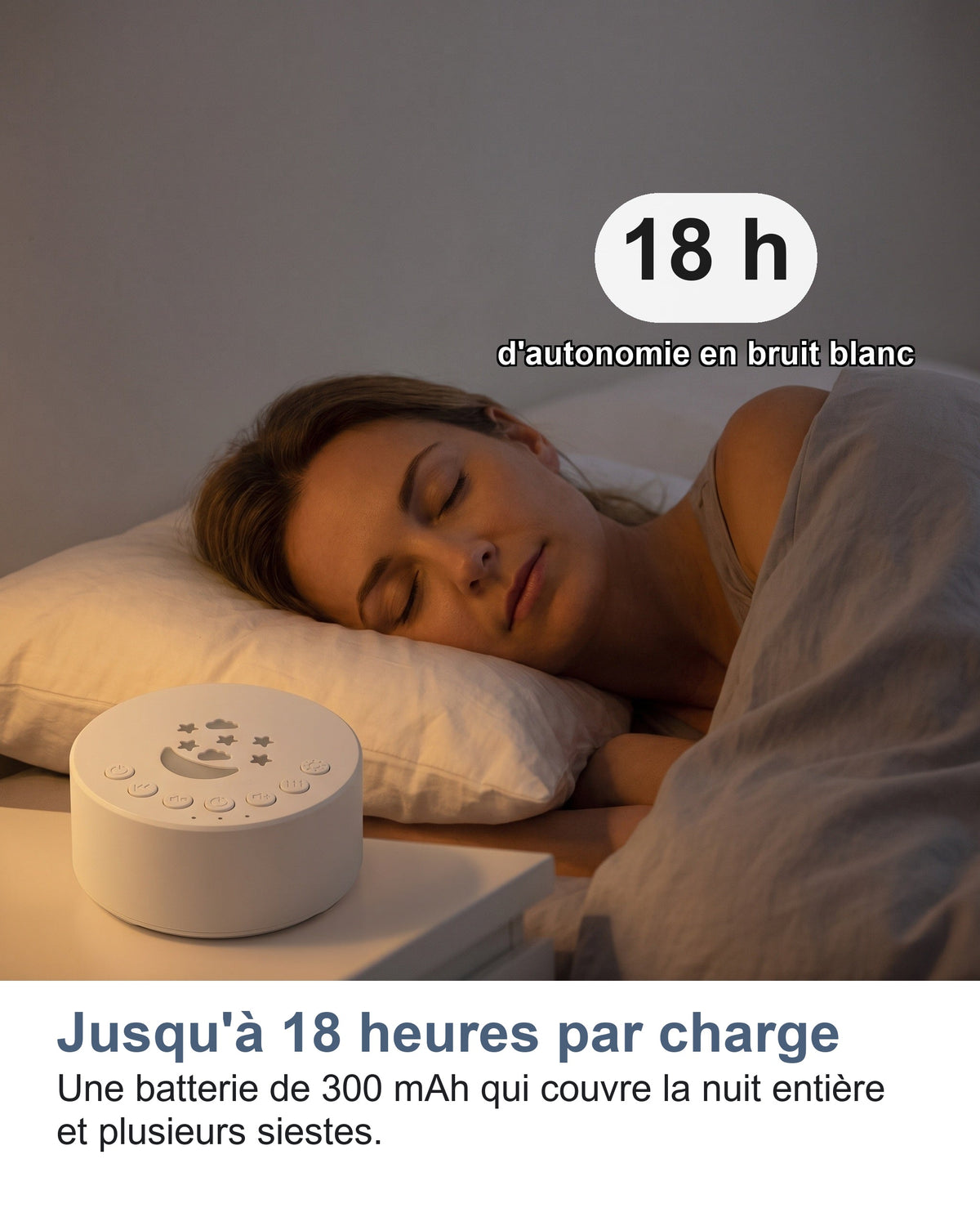 Jusqu'à 18 heures par charge