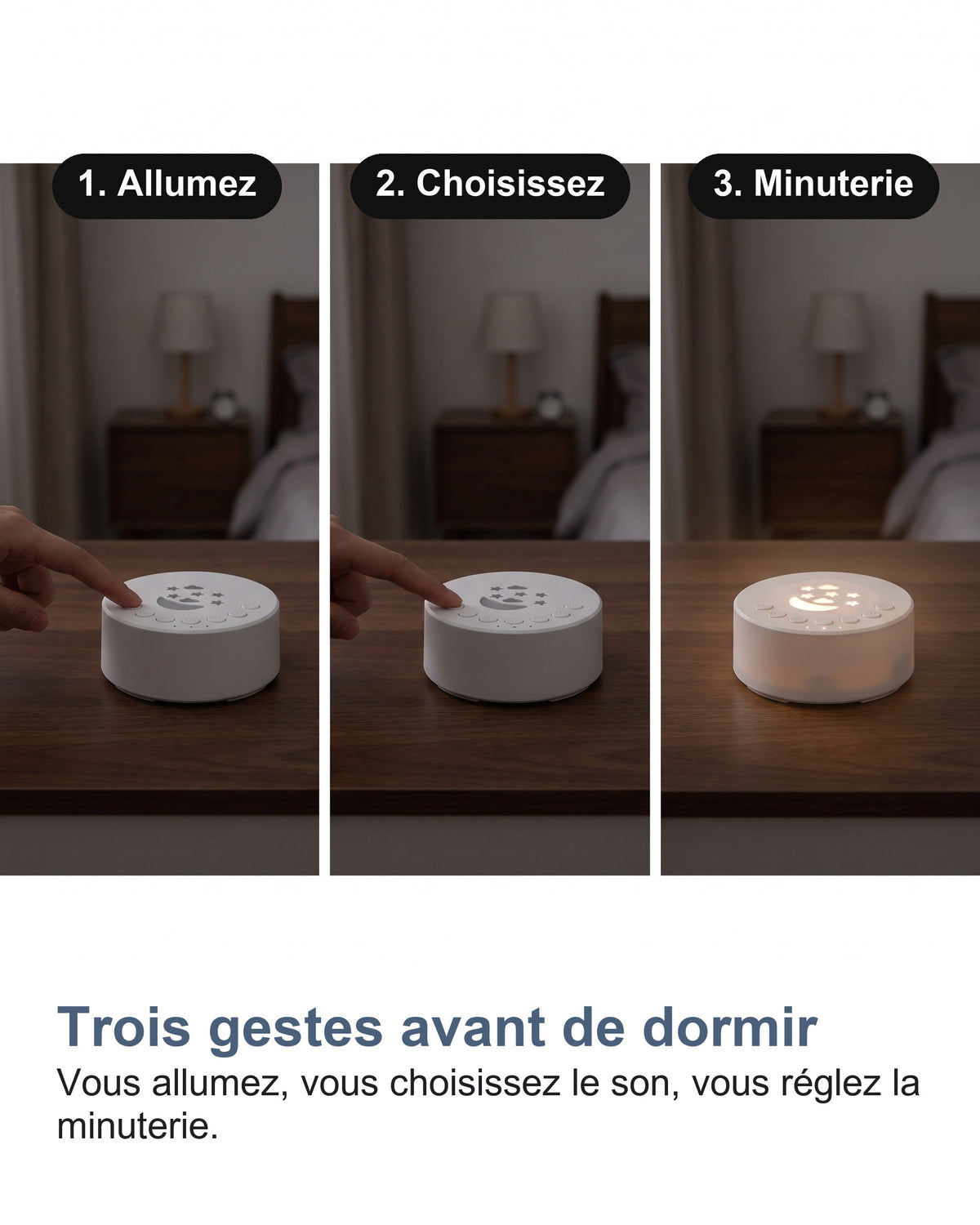 Trois gestes avant de dormir