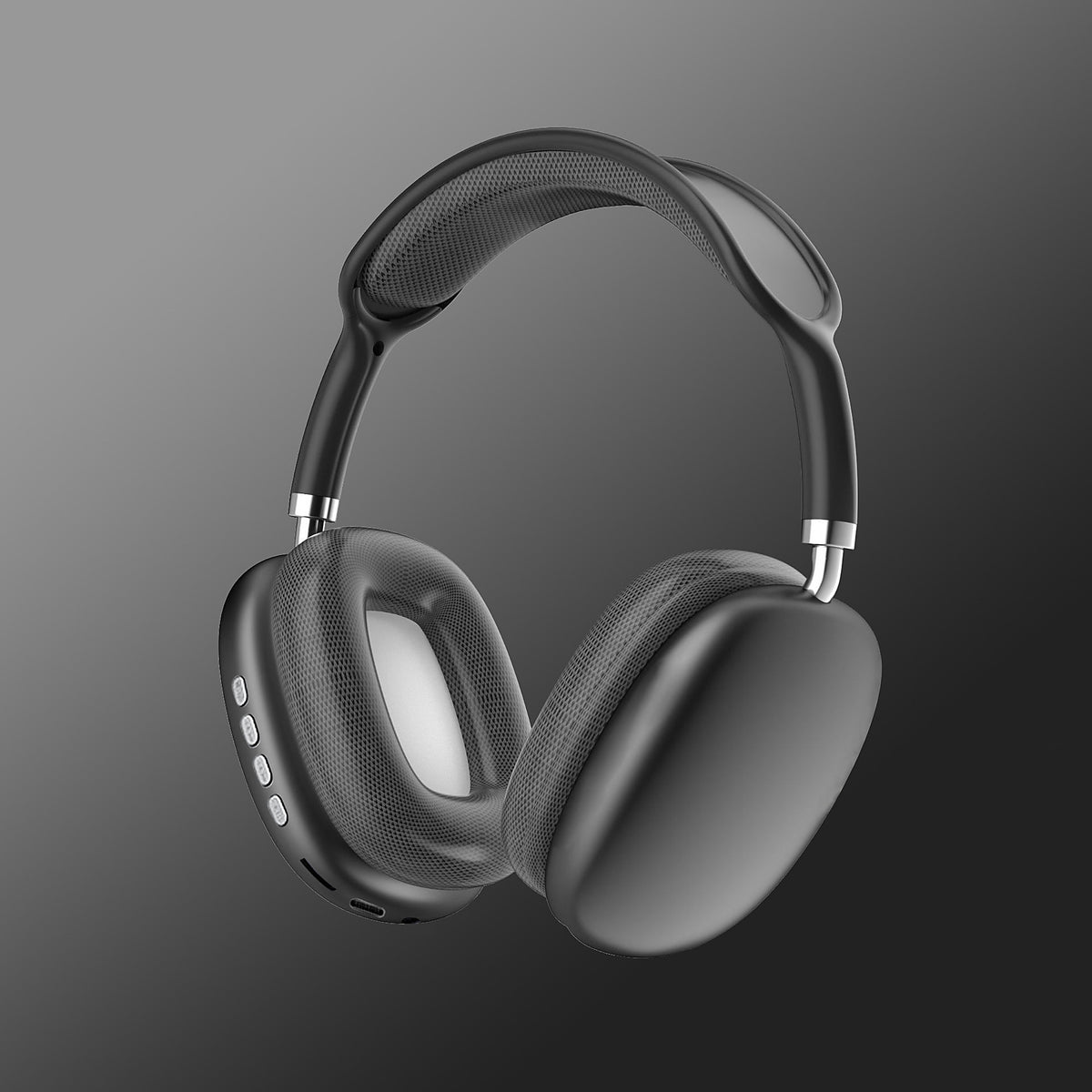 Casque sans fil Bluetooth circum-auriculaire, coloris noir