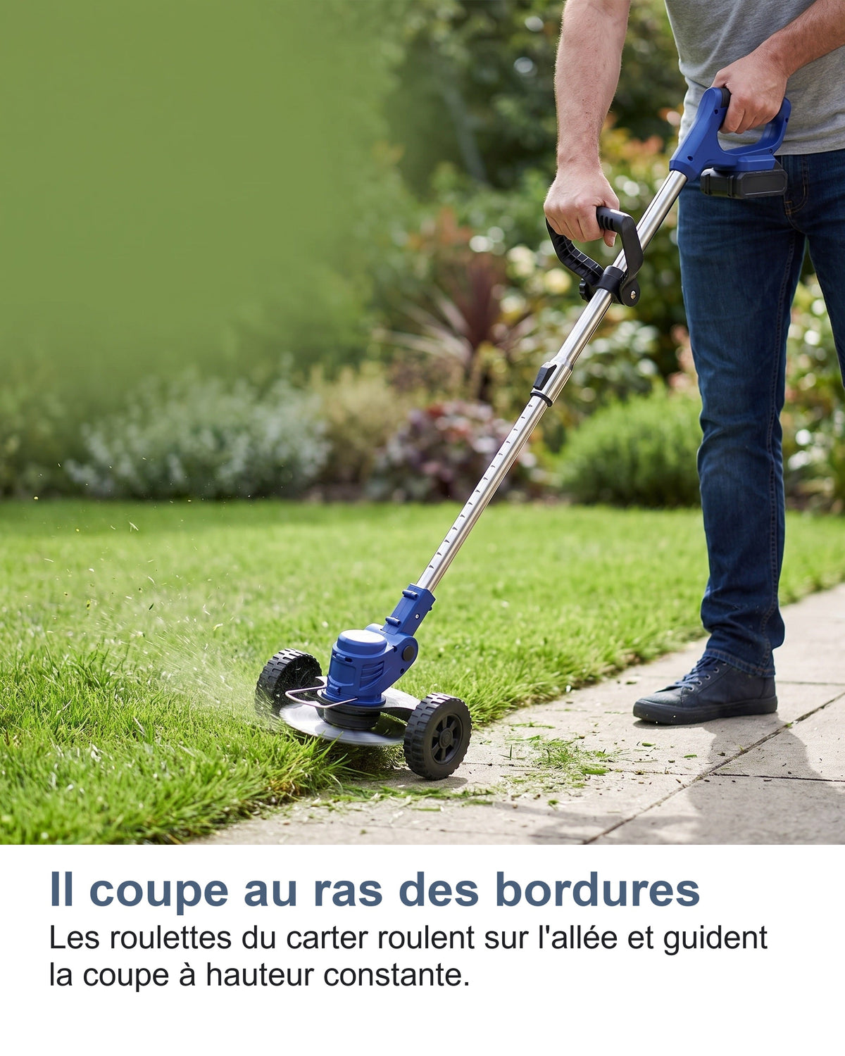 Il coupe au ras des bordures