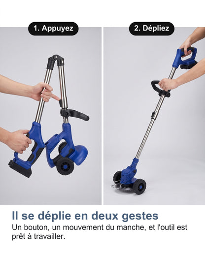 Il se déplie en deux gestes