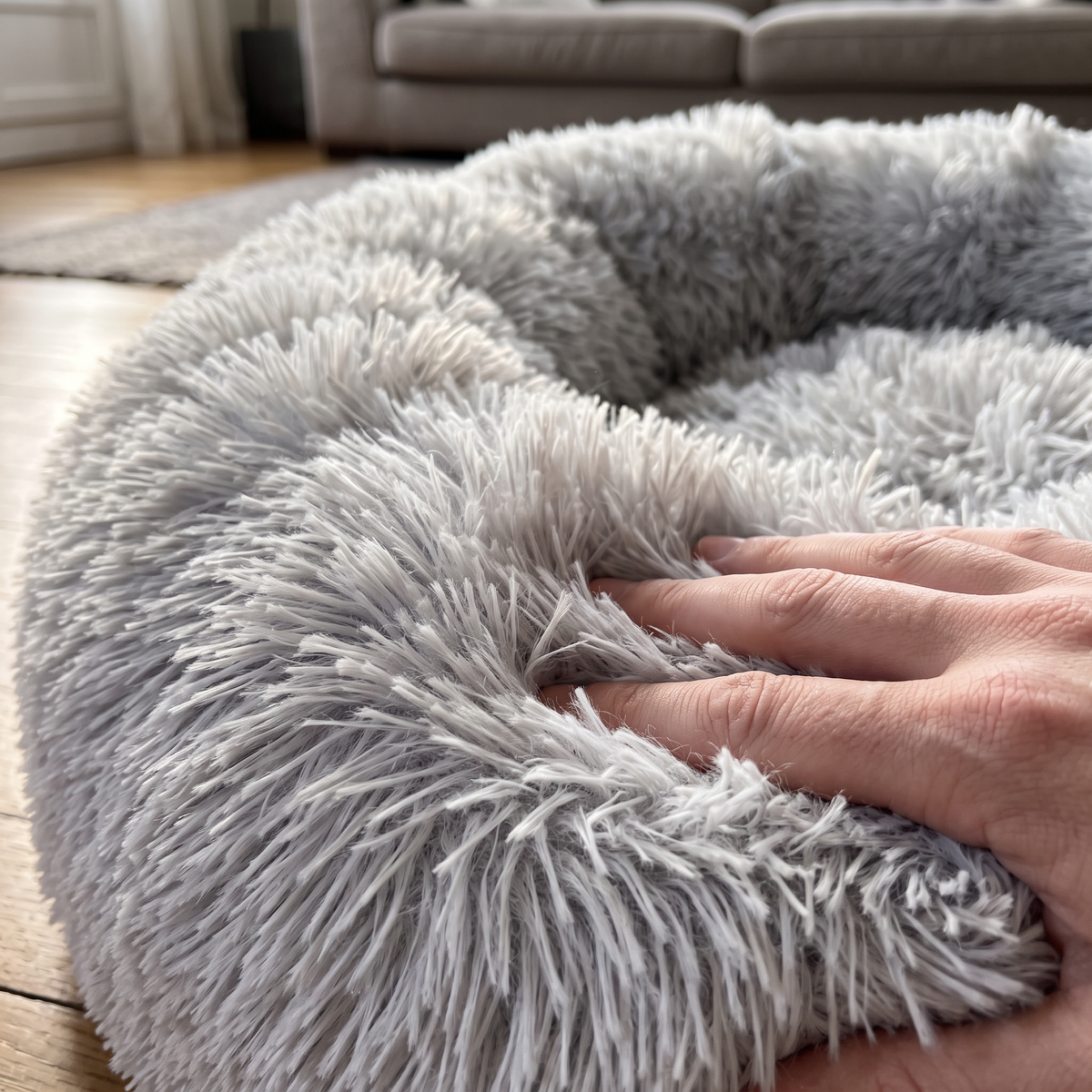 Une fourrure végétalienne à longues fibres