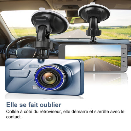 Elle se fait oublier Collée à côté du rétroviseur, elle démarre et s'arrête avec le contact.