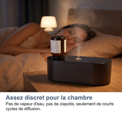 Assez discret pour la chambre Pas de vapeur d'eau, pas de clapotis, seulement de courts cycles de diffusion.