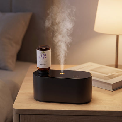 Diffuseur d'Huiles Essentielles Sans Eau, Nébuliseur Sans Fil 2000 mAh