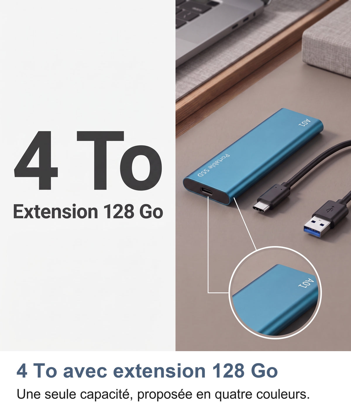 Version 4 To avec extension 128 Go