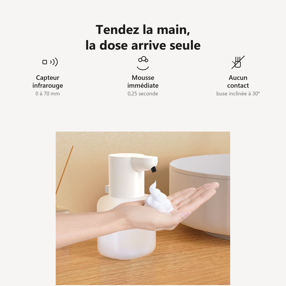 Tendez la main, la dose arrive en 0,25 seconde