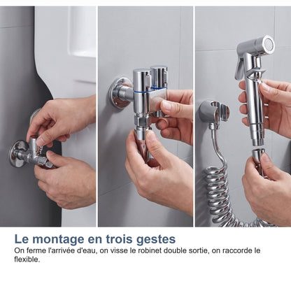 Le montage en trois gestes