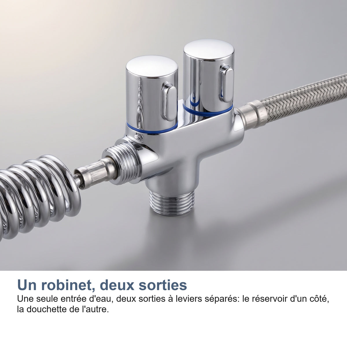 Un robinet, deux sorties