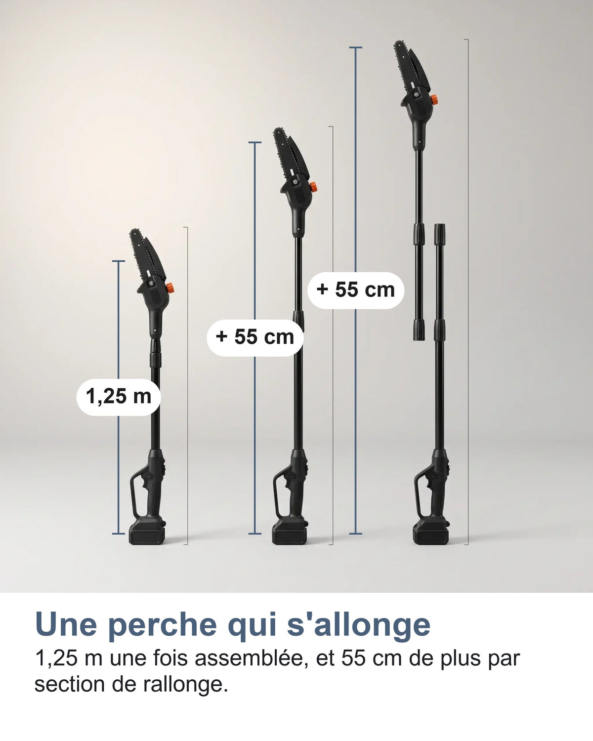 Une perche qui s'allonge
