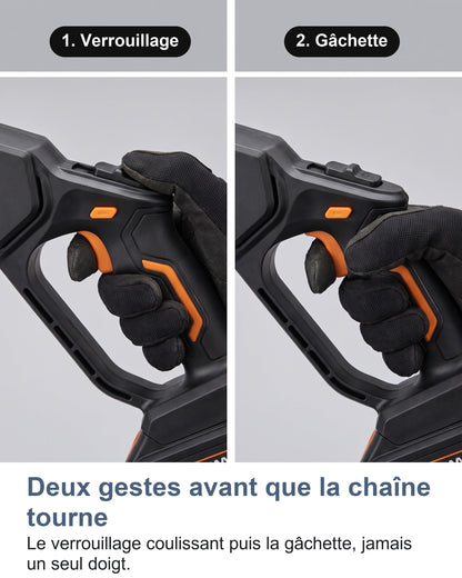 Deux gestes avant que la chaîne tourne