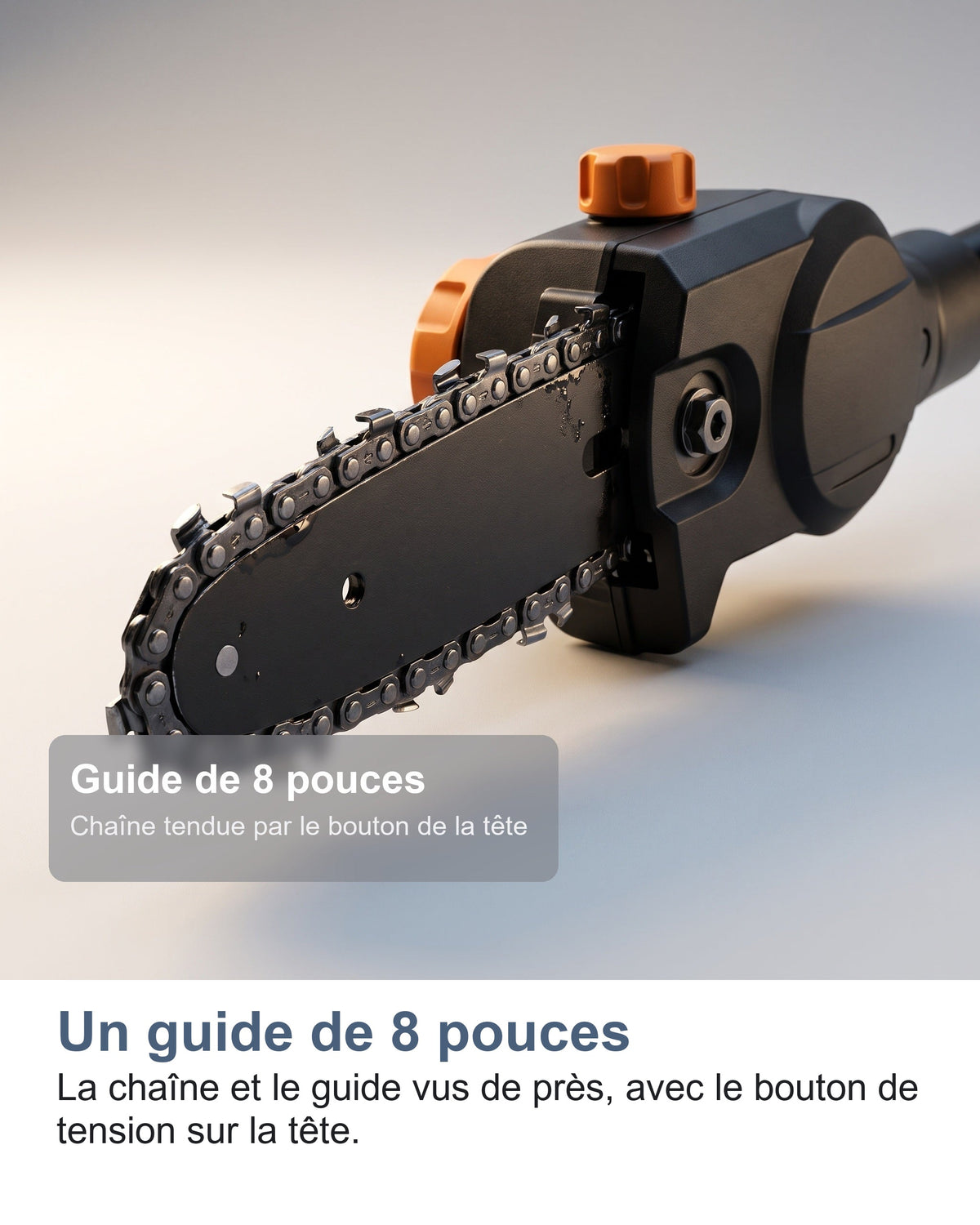 Un guide de 8 pouces