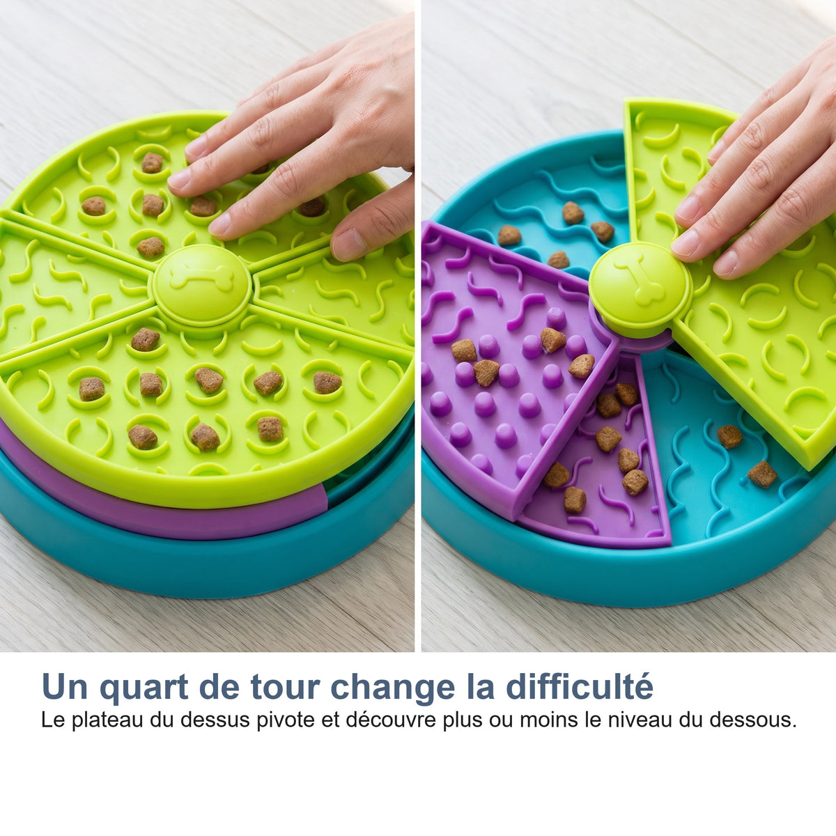 Un quart de tour change la difficulté