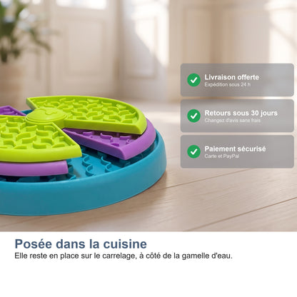Posée dans la cuisine