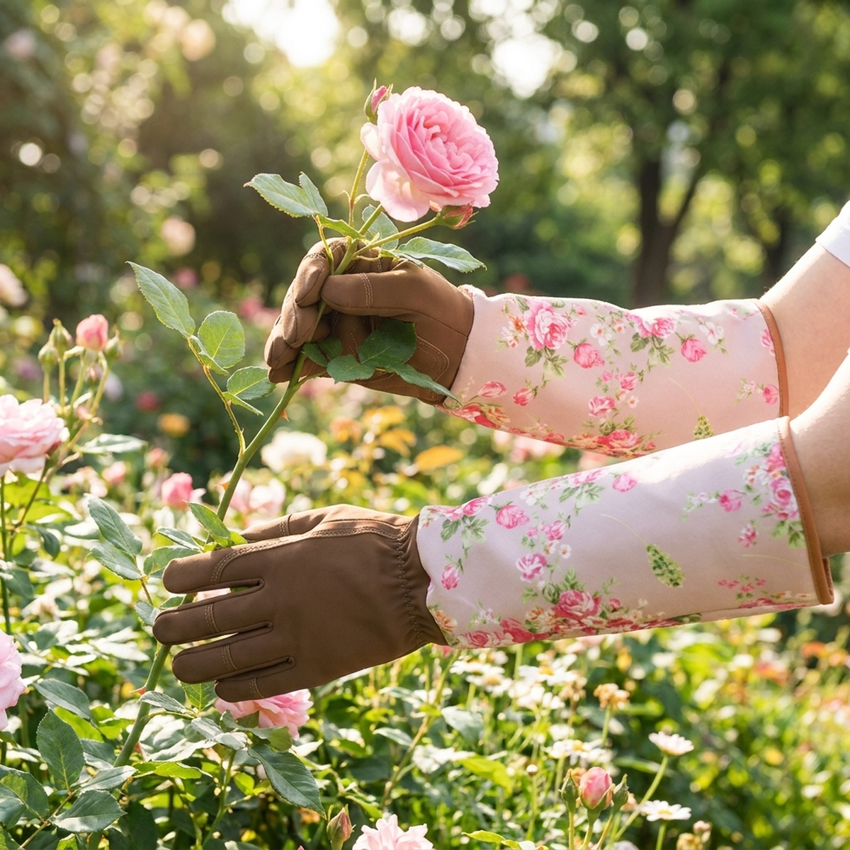 Gants de jardinage à manchette longue