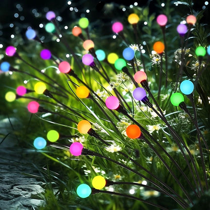 Guirlande solaire lucioles multicolore