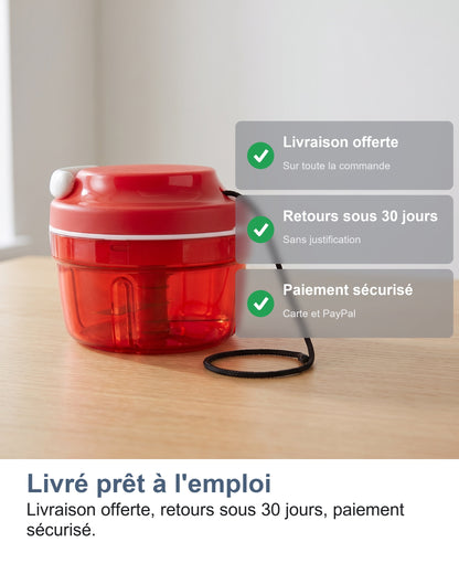 Livré prêt à l'emploi. Livraison offerte, retours sous 30 jours, paiement sécurisé.