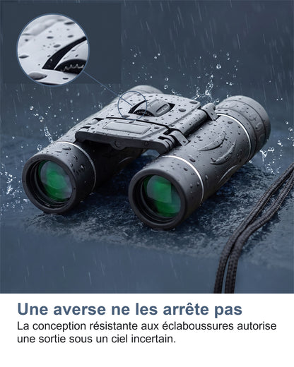Une averse ne les arrête pas. La conception résistante aux éclaboussures autorise une sortie sous un ciel incertain.