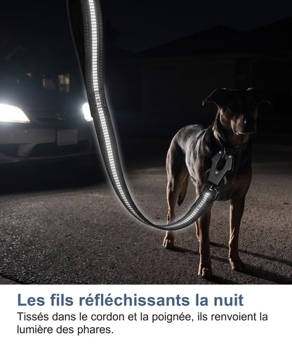 Les fils réfléchissants la nuit