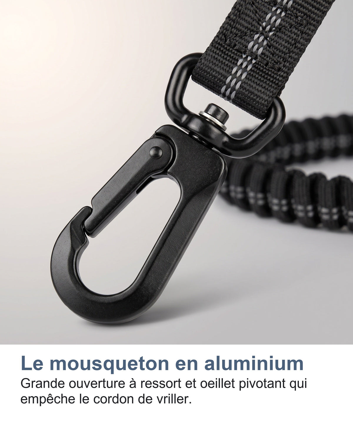 Le mousqueton en aluminium