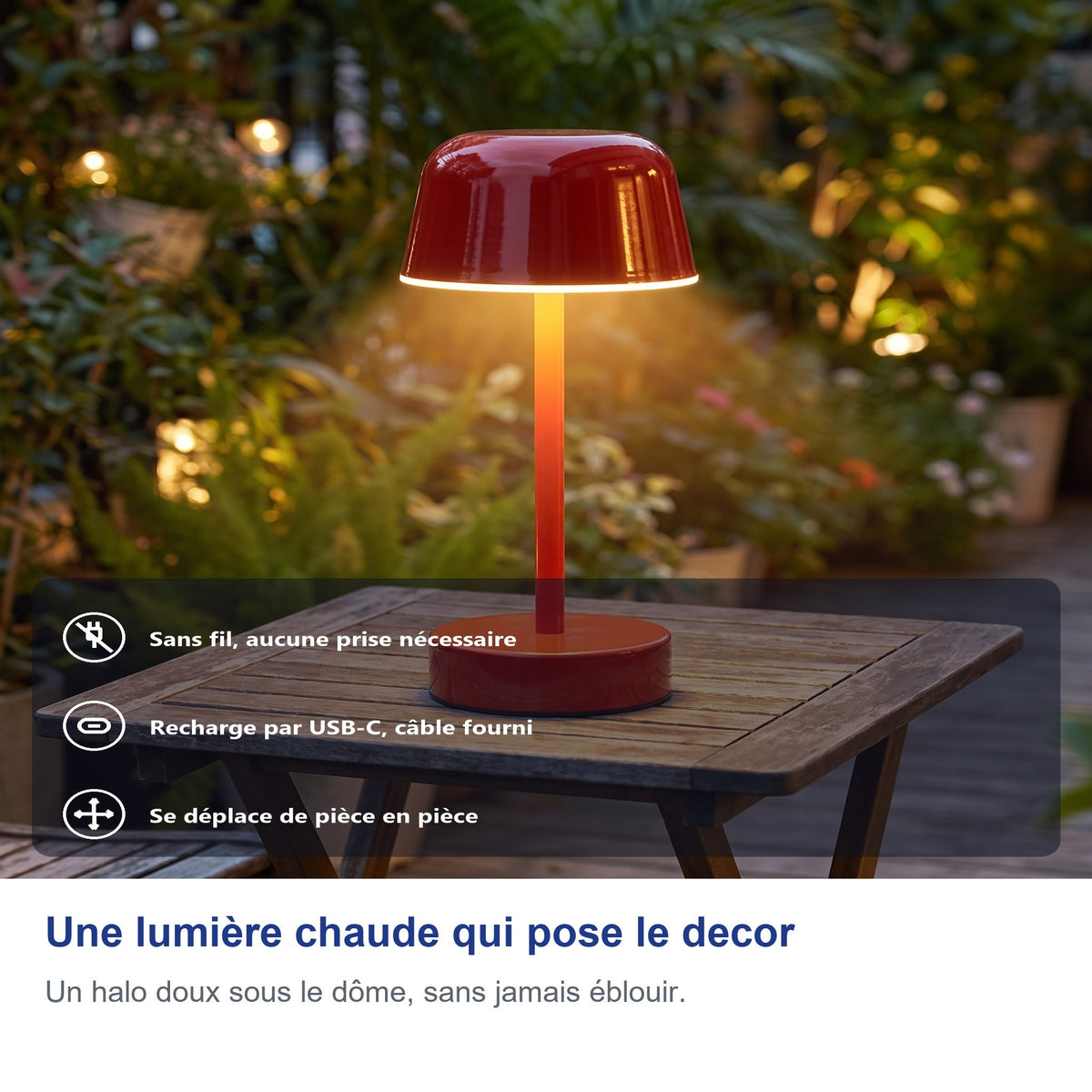 Une lumière chaude qui pose le decor