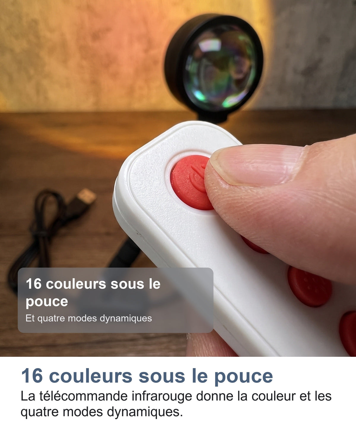 16 couleurs sous le pouce