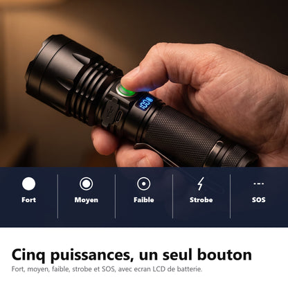 Cinq modes sur un seul bouton avec ecran LCD