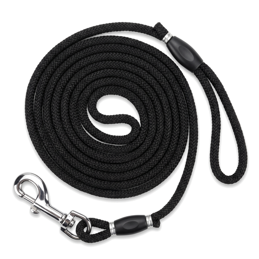 Longe de dressage pour chien en corde nylon tressée, 5 à 30 m