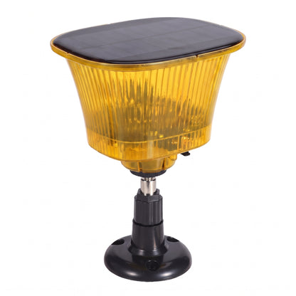 Effaroucheur Oiseaux Solaire, Répulsif Sonore et Lumineux pour Jardin et Potager