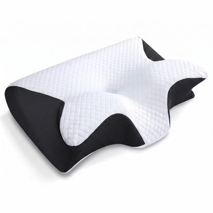 Oreiller ergonomique a memoire de forme, coloris noir