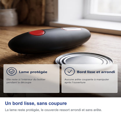 Un bord lisse, sans coupure