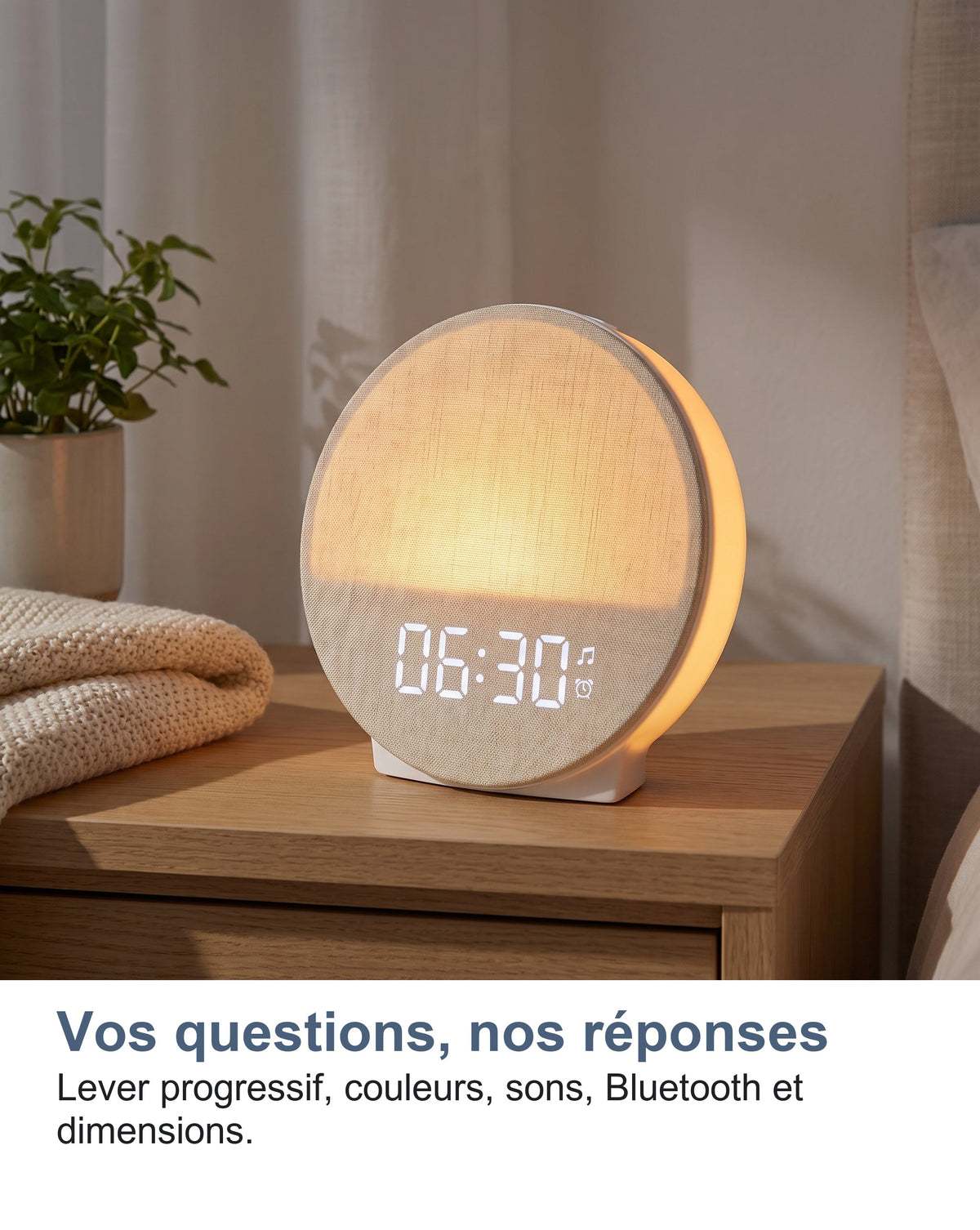 Questions fréquentes sur le réveil simulateur d'aube