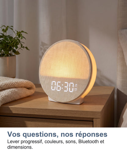 Questions fréquentes sur le réveil simulateur d'aube