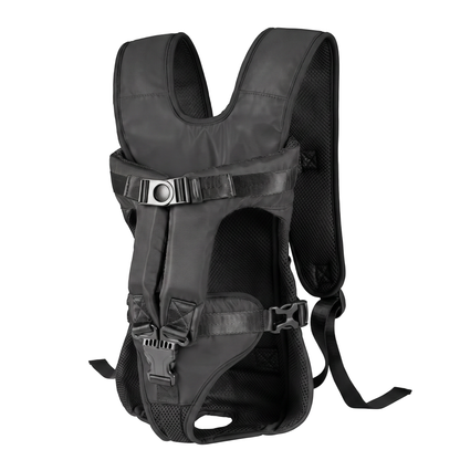 Sac de transport kangourou pour chien, ventral ou sac à dos, 5 tailles, coloris noir